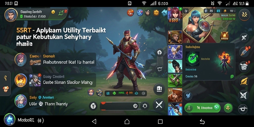 Tampilan antarmuka 55RT yang simpel dan praktis untuk kebutuhan utility.