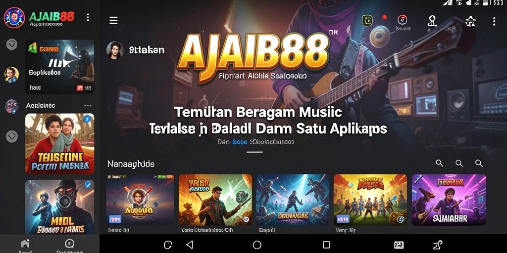 Tampilan gameplay <strong>AJAIB88</strong> menampilkan pengalaman mendengarkan musik yang memukau.