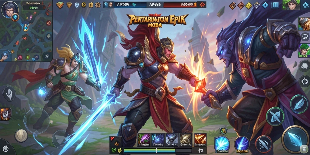 Tangkapan layar gameplay AP686 menunjukkan aksi seru dan strategi tim.