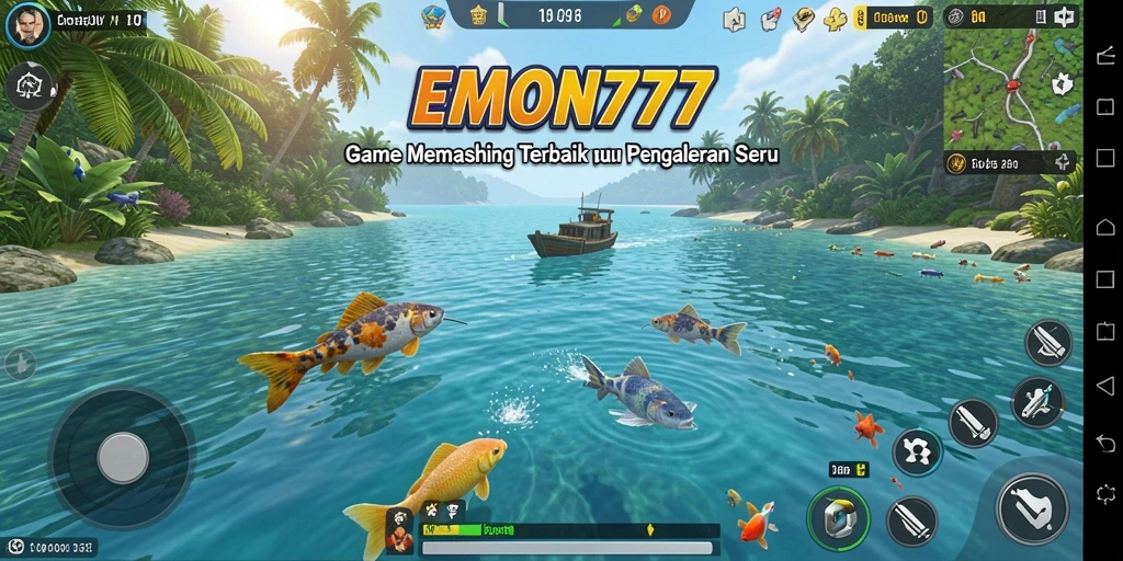 Tangkapan ikan menakjubkan dalam gameplay EMON777.