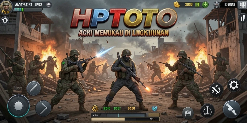 Tampilan epik dari gameplay HPTOTO yang menantang.