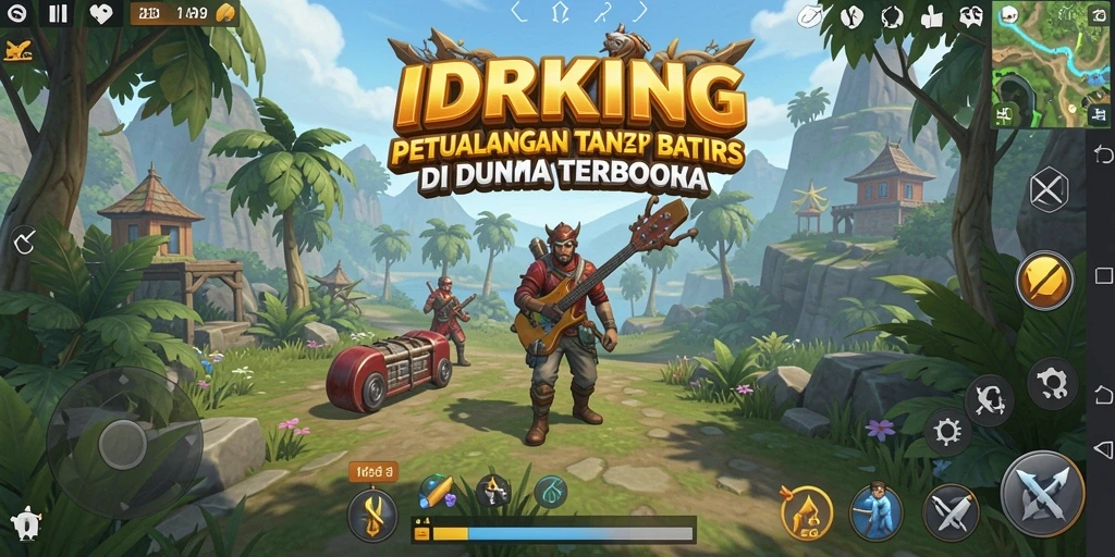 Tampilan gameplay Open World yang menakjubkan dan mendetail.