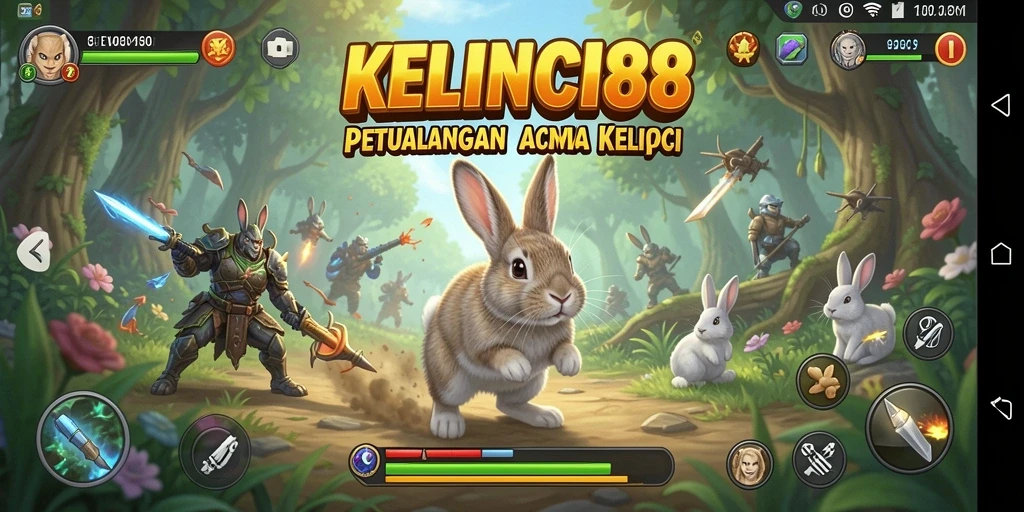 Gameplay KELINCI88 yang menampilkan aksi seru dan grafis memukau.