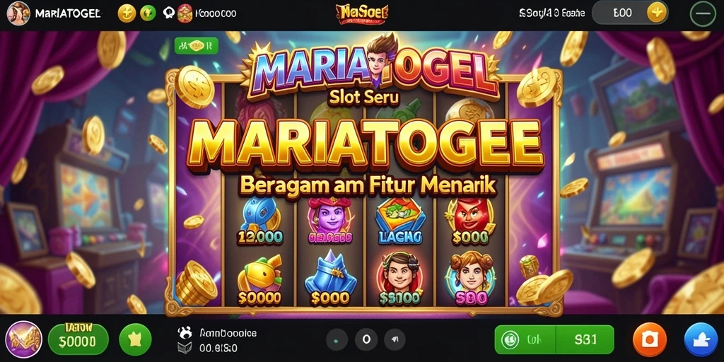 Screenshot gameplay MARIATOGEL menampilkan aksi slot yang seru dan menarik.