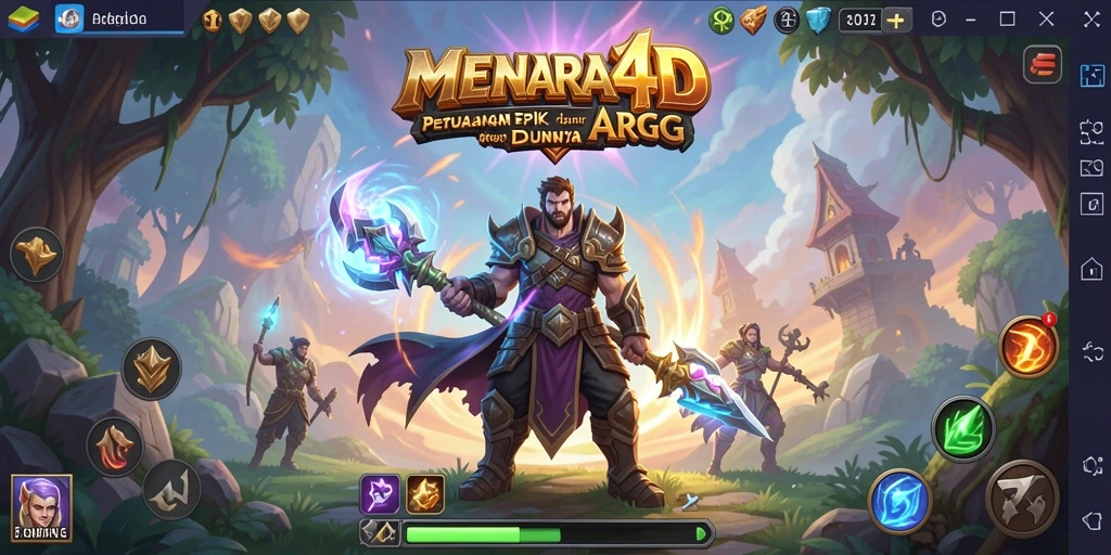 Gameplay seru dan menakjubkan dalam MENARA4D.