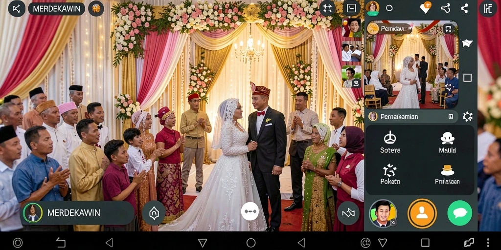 Tampilan gameplay yang seru dalam MERDEKAWIN.