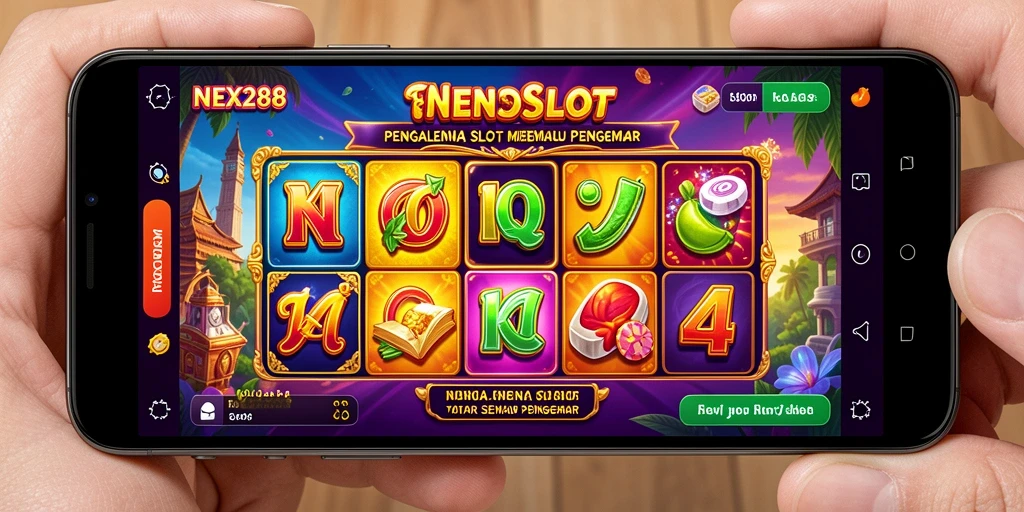 Tampilan gameplay Slot NEX288 yang mengasyikkan dan penuh warna.
