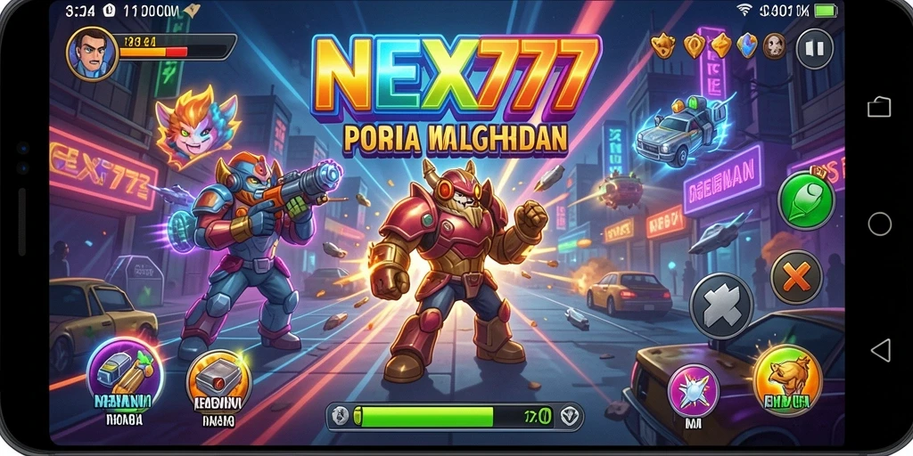 Tampilan gameplay seru NEX777 yang penuh tantangan.
