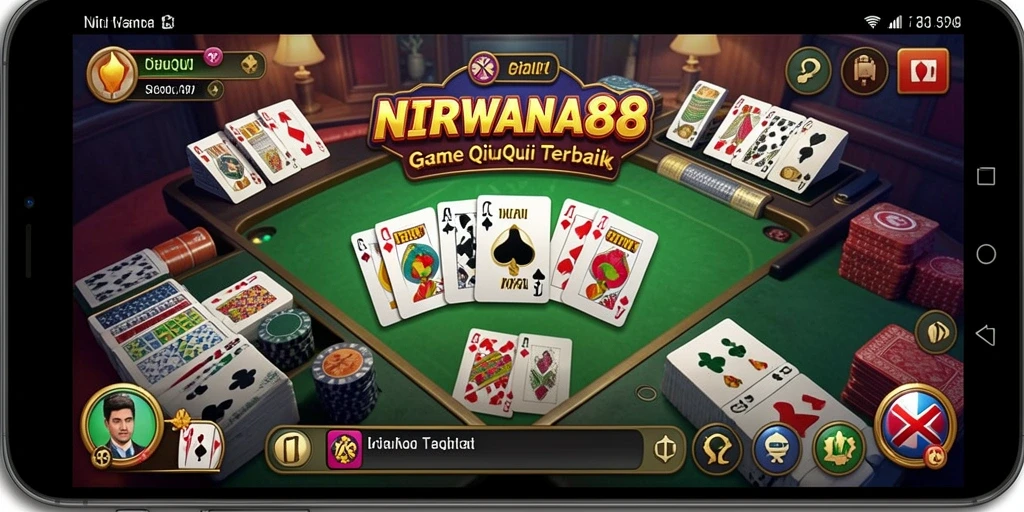 Tampilan gameplay QiuQiu yang seru dan penuh tantangan.