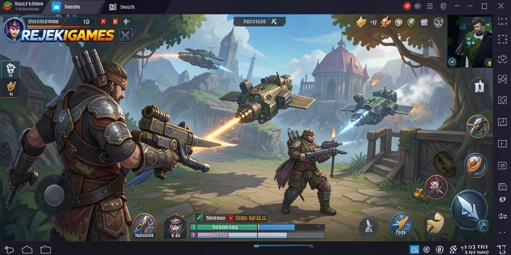 Tampilan gameplay strategi di REJEKIGAMES yang mendebarkan.