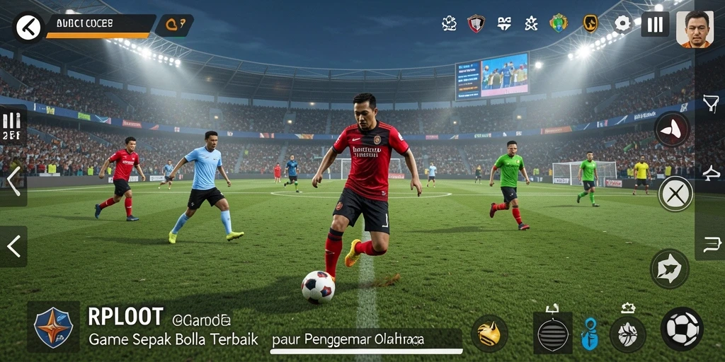 Tampilan gameplay RPLOOT yang menegangkan dan penuh aksi di lapangan.