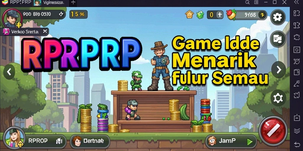Gameplay menarik RPRPRP yang penuh dengan kesenangan.