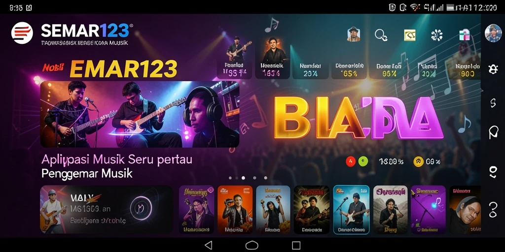 Screenshot gameplay SEMAR123 yang menunjukkan keseruan bermain musik.