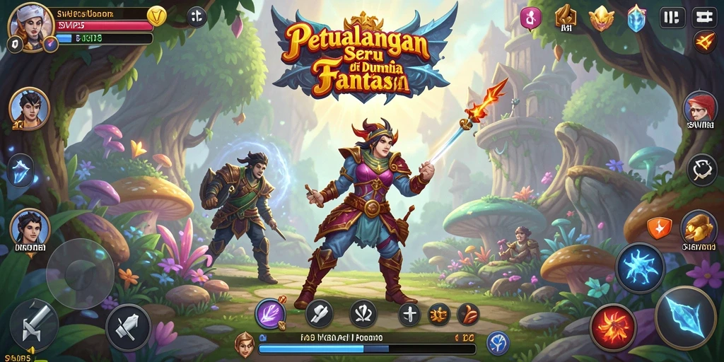 Tampilan gameplay SVIP5 yang mendebarkan dalam misi petualangan.
