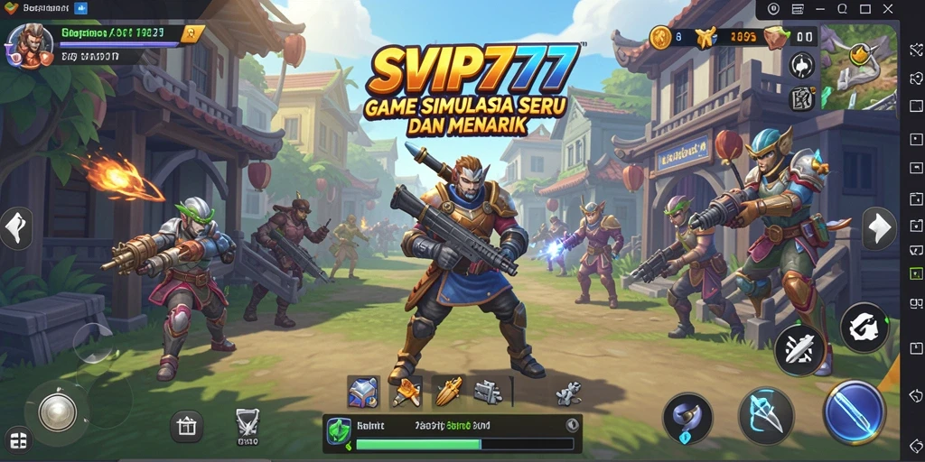 Screenshot gameplay <strong>SVIP777</strong> menampilkan simulasi yang mendalam dan interaksi karakter.