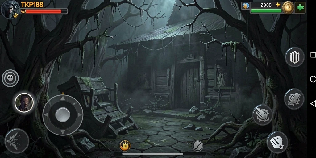 Gameplay menegangkan dengan suasana horor yang mencekam.