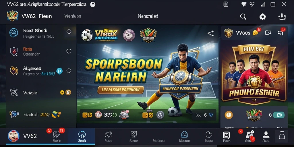 Tampilan antarmuka VV62 yang menarik dan mudah digunakan.