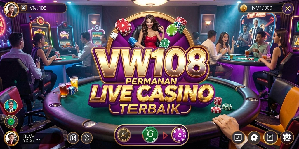 Tampilan gameplay seru dan interaktif di VW108 Live Casino.