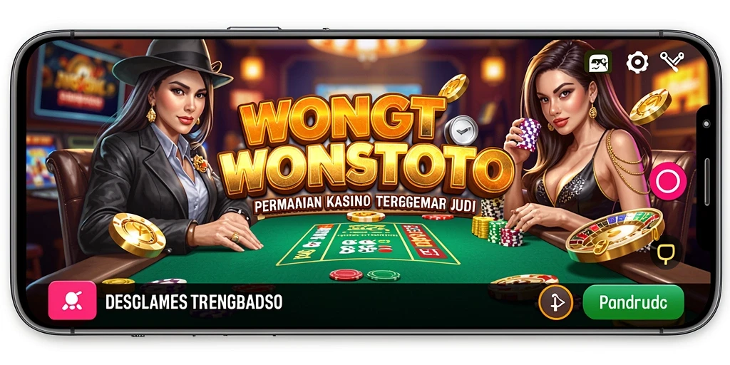 Screenshot utama WONGTOTO menampilkan pengalaman permainan kasino yang mendebarkan.