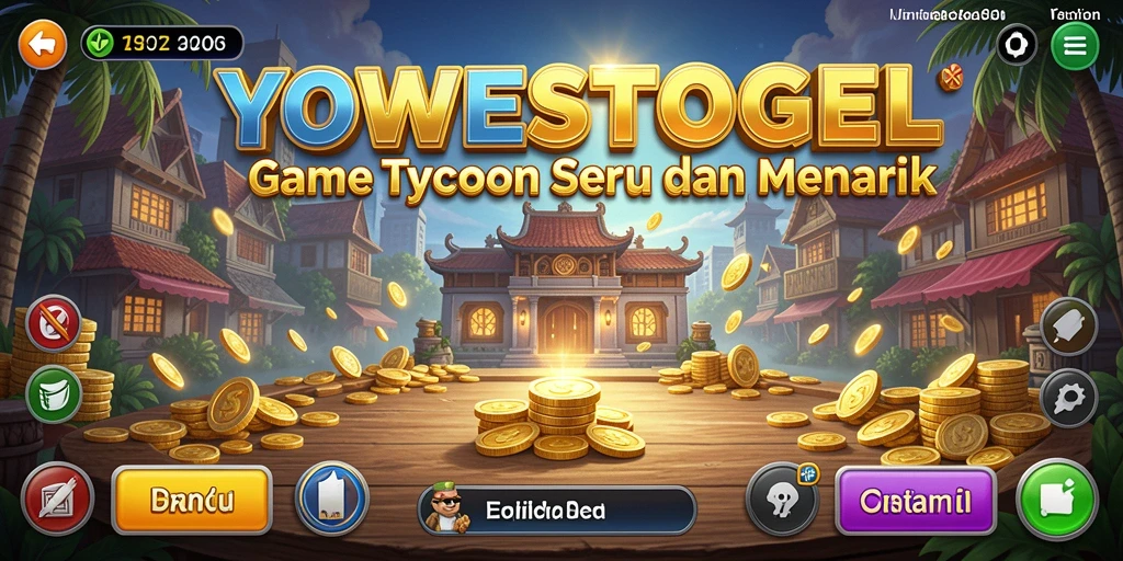 Screenshot YOWESTOGEL menampilkan gameplay Tycoon yang menarik.