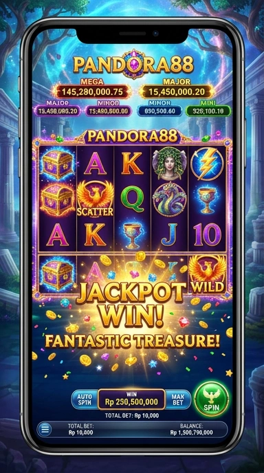 Screenshot kategori aplikasi di pandora88 yang menunjukkan variasi pilihan.